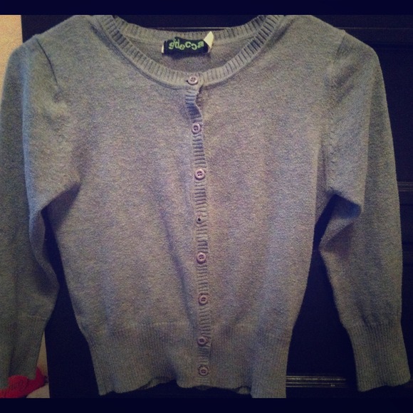 Short-sleeve cardigan