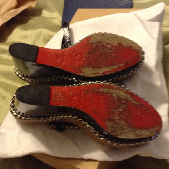 NFS @ the moment  LOUBOUTIN WEDGE - Picture 3 of 4