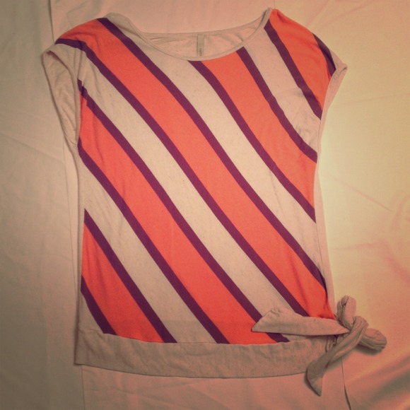 Anthro Paper Crane coral & plum