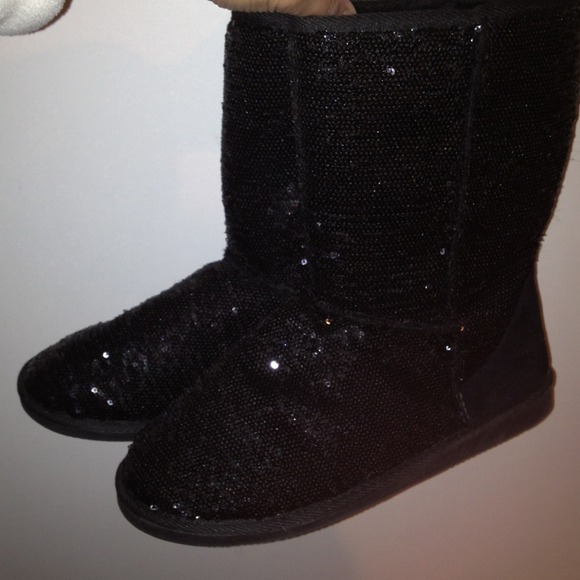 Uggs inspired sequin boots