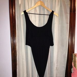 Black maxi dress