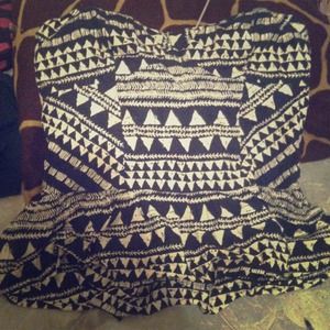 Aztec print top NEVER WORN