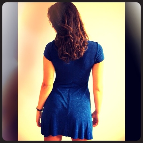 Slinky Blue Sparkle Dress