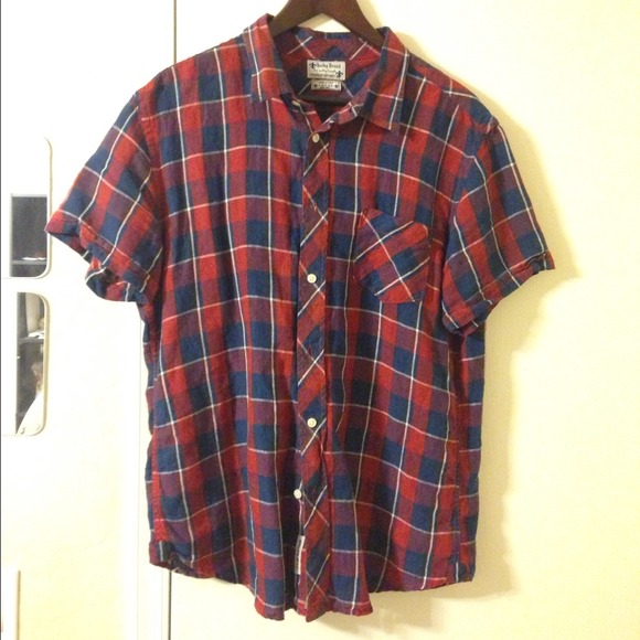 Lucky Brand Plaid Button Up