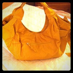 ❌RESERVED❌Golden/yellow big bag with bow