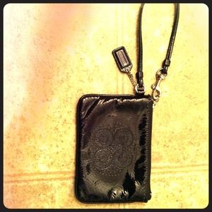 100% authentic Coach wristlet