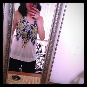 American eagle outfitters floral tank.