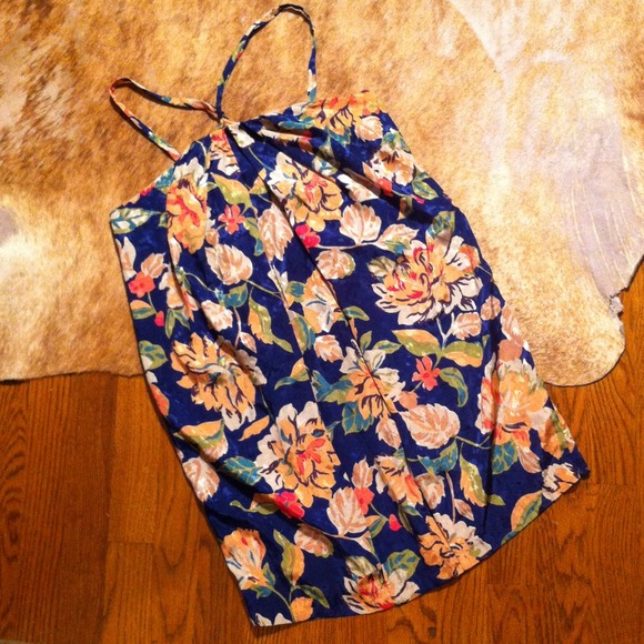 Repurposed & Handmade Urban Outfitters Silk Halter