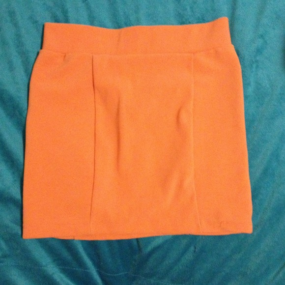 Orange skirt