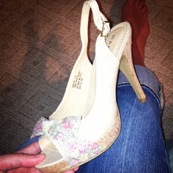 Floral/Nude Heels