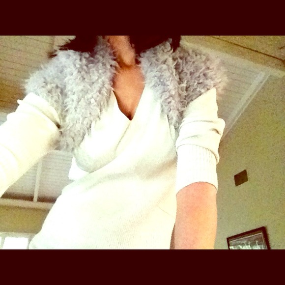 Free People faux fur bolero