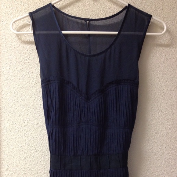 SOLD!! BCBG Maxazria blue top!  Large. Very cute!