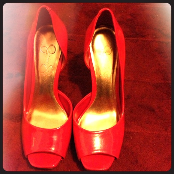 Hot Pink Jessica Simpson high-heels