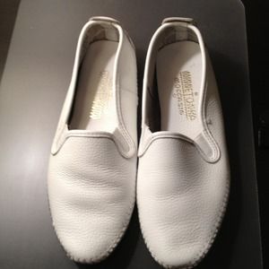 White Minnetonka Moccasins!