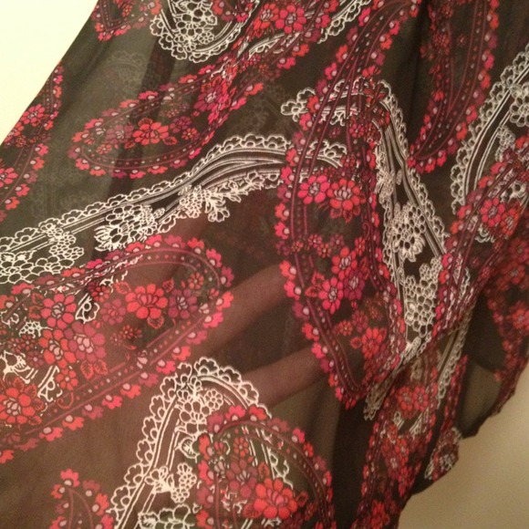 SOLD-SOLD-SOLD- NEW. Charlotte Russe sheer top - Picture 3 of 3