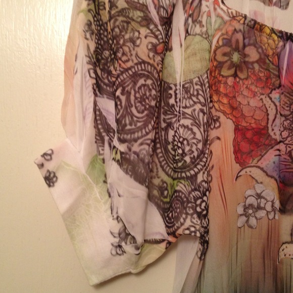 SOLD-@mchristian-NEW Charlotte Russe sheer. LG - Picture 3 of 4