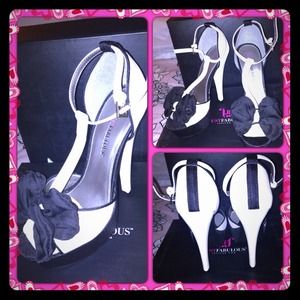 Peeptoe Platform 6 inch heels from Just Fab.