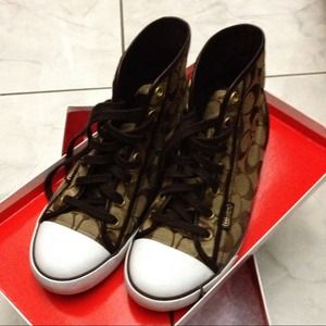 Coach high top sneakers