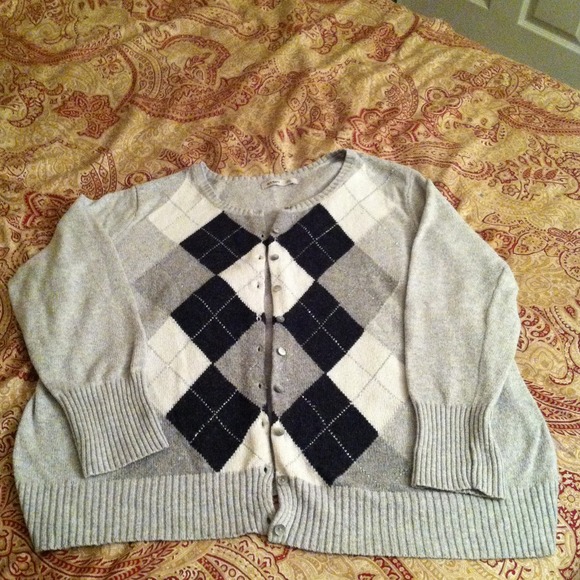 <SOLD>Gray sweater cardigan  XXL