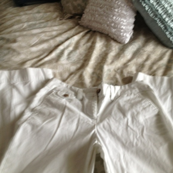 Lands End White Pants - Picture 1 of 2