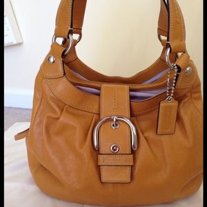 Coach Lynn leather hobo