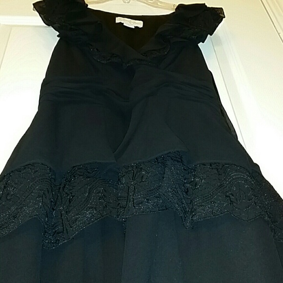 ??JESSICA SIMPSON??Black Party Dress Size 2 Summer - Picture 3 of 4