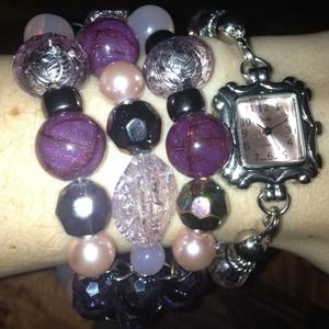 PARTY ON YOUR ARM! Bracelet and watch.