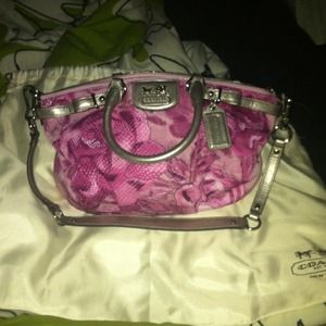 Coach Madison Floral Sophia Satchel