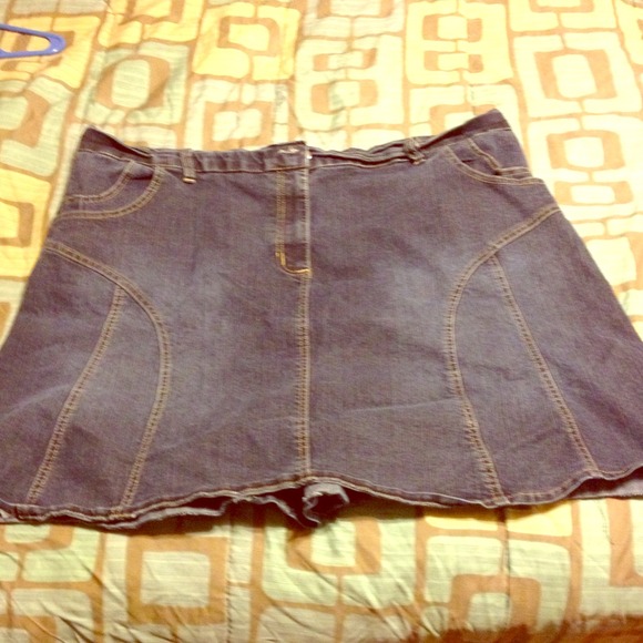 Blue jean skirt