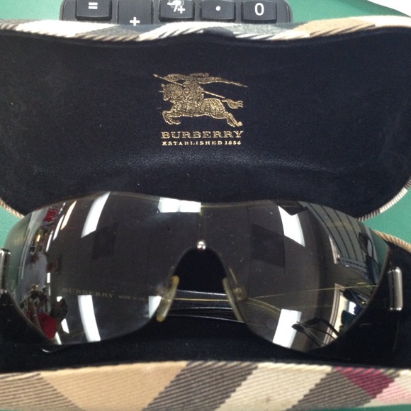 Hold. Burberry sunglasses with case!