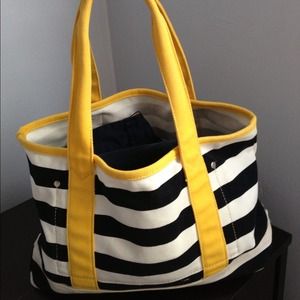 RESERVED J. Crew canvas tote