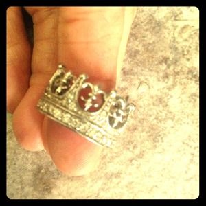 Sterling and Crystal Ring