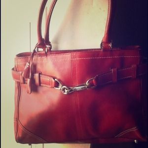 💥Reduced Red Coach Handbag