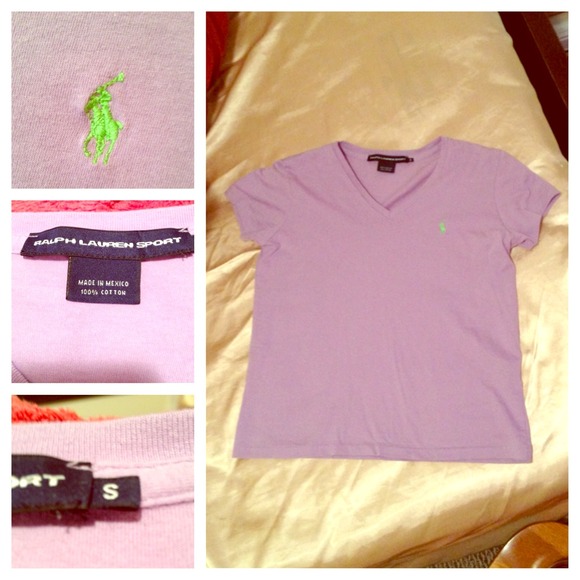 ❗REDUCED❗Purple V-Neck Polo
