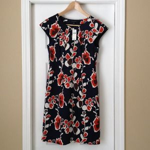 ❌SOLD❌Banana Republic navy patterned dress