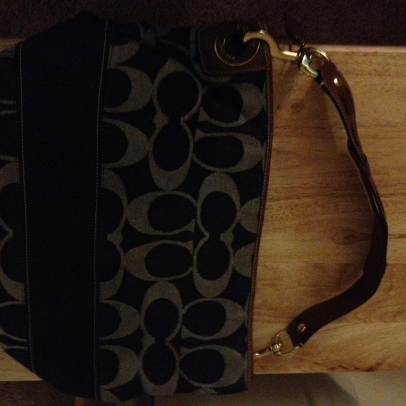 authenticated Coach Denim Purse.