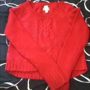 Red sweater