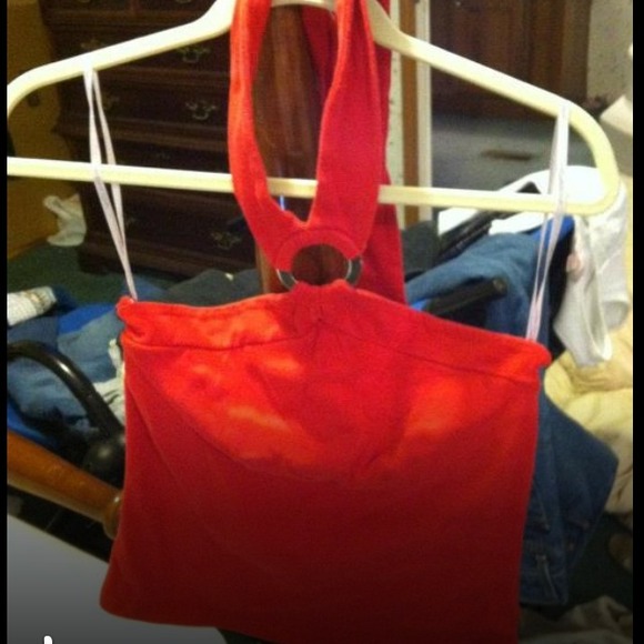 Tube Top Ties around neck