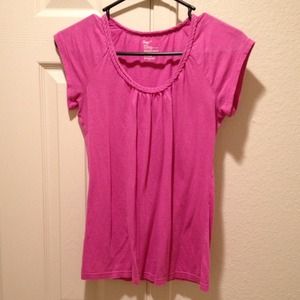 Gap Braided Collar Tee