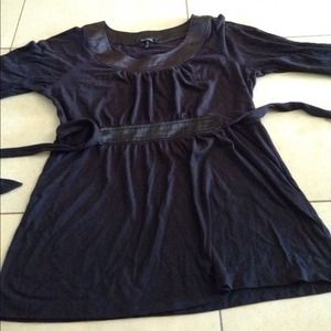 Black dress top