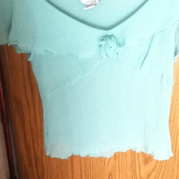 Teal blouse