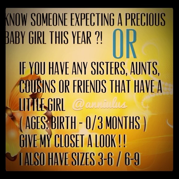 Other - ✨LOOKING FOR BABY GIRL CLOTHING ?? 👶🎀 ✨