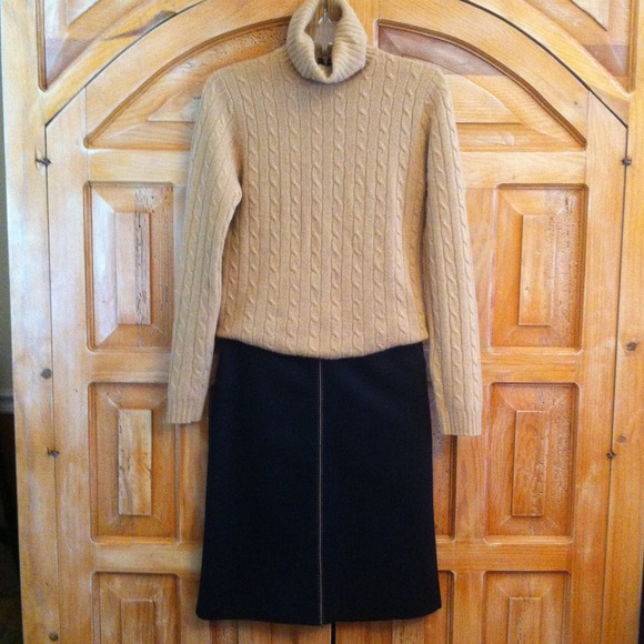 Beautiful Black Wool Skirt by J. Crew