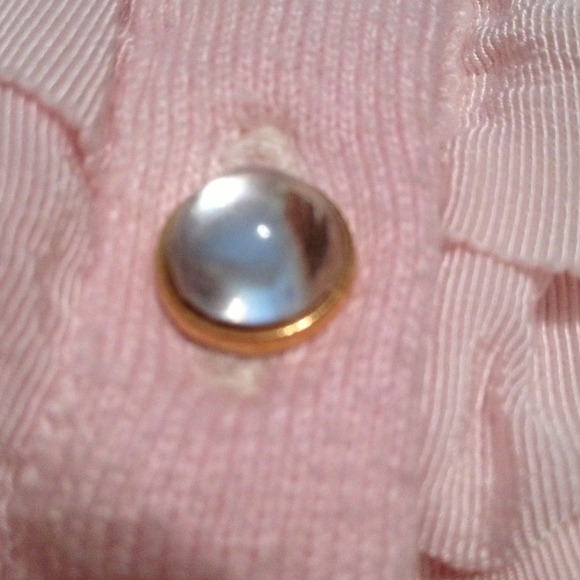 Michael Kors Light Pink Ruffle Cardigan - Picture 2 of 4