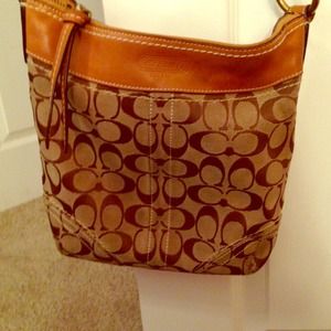 REDUCED AUTHENTIC Brown Coach handbag