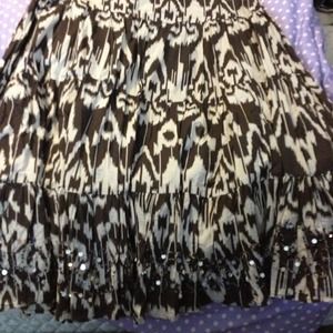 Beautiful lined lane Bryant skirt