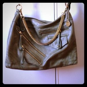 Navy green Big Buddha shoulder bag