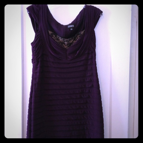 NWOT Adriana Papell Purple dress