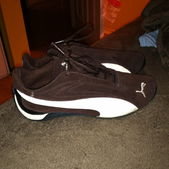 Brown an white