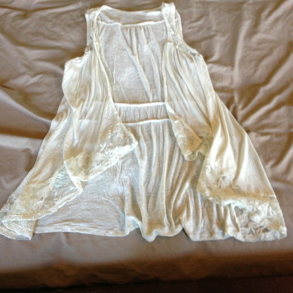 SOLD  Sleeveless cover-up